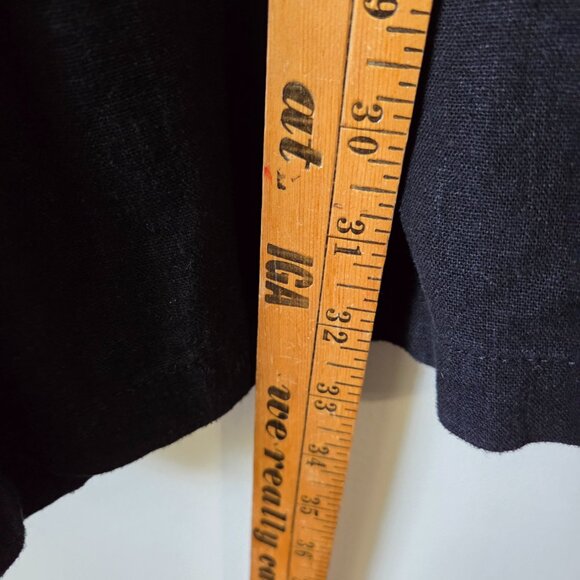 EUC OLD NAVY BLACK LINEN BLEND TANK ROMPER SIZE LARGE - Picture 15 of 16